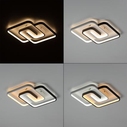 Brilagi - LED dimabilna stropna svjetiljka VELO LED/64W/230V 38x38 cm 3000-6500K + daljinski upravljač