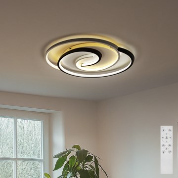 Brilagi - LED prigušivo stropno svjetlo VELO XL LED/83W/230V 3000-6500K 46,7x59,5 cm + daljinski upravljač