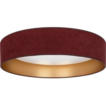 Brilagi - LED prigušivo stropno svjetlo VELVET SMARTIX LED/36W/230V 3000-6000K promjer 55 cm vinska crvena/zlatna Wi-Fi Tuya Beacon + daljinski upravljač
