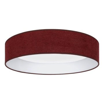 Brilagi - LED prigušivo stropno svjetlo VELVET SMARTIX LED/36W/230V 3000-6000K promjer 55 cm vinsko-crvena Wi-Fi Tuya Beacon + daljinski upravljač