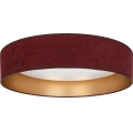 Brilagi - LED prigušivo stropno svjetlo VELVET SMARTIX STARS LED/36W/230V 3000-6000K Ø 55 cm bordo/zlatna Wi-Fi Tuya Beacon + daljinski upravljač