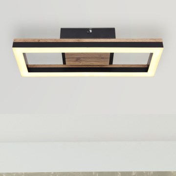 Brilagi - LED prigušivo stropno svjetlo VELVET SQUARE LED/24W/230V 43x43 cm 3000/4000/6500K + daljinski upravljač ružičasto