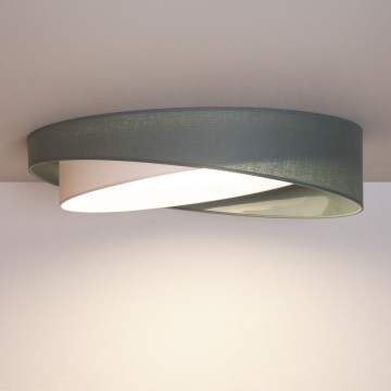 BRILAGI - LED prigušivo stropno svjetlo VELVET TWIST LED/36W/230V 3000-6000K Ø 65 cm Wi-Fi Tuya Beacon zelena/bijela + daljinski upravljač