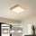 Brilagi - LED prigušivo stropno svjetlo WOODLINE SQUARE LED/48W/230V 3000-6000K hrast 40x40 cm + daljinski upravljač