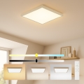 Brilagi - LED prigušivo stropno svjetlo za kupaonicu FRAME SMART LED/50W/230V 60x60 cm 3000-6000K IP44 bež + daljinski upravljač