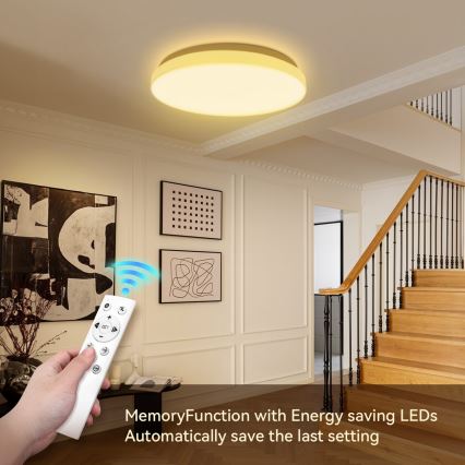 Brilagi - LED prigušivo stropno svjetlo MILKY WAY LED/24W/230V 3000-6500K pr. 38 cm + daljinski upravljač