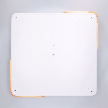 Brilagi - LED prigušivo stropno svjetlo PILANA LED/60W/230V 3000-6500K hrast/bijela 56x56 cm + daljinski upravljač
