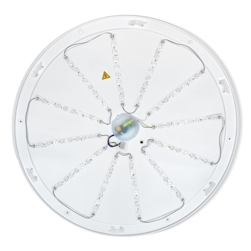 Brilagi - LED stropna svjetiljka s prigušivanjem PILANA LED/72W/230V 3000-6500K hrast/crna Ø 80 cm + daljinski upravljač