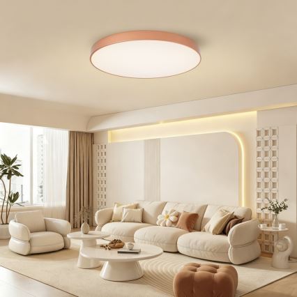 Brilagi - LED prigušiva stropna svjetiljka POOL SMART LED/100W/230V 3000-6000K Ø 80 cm Wi-Fi Tuya brončana + daljinski upravljač