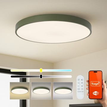 Brilagi - LED prigušivo svjetlo POOL SMART LED/128W/230V Ø 100 cm 3000-6000K Wi-Fi Tuya + daljinski upravljač, zeleno