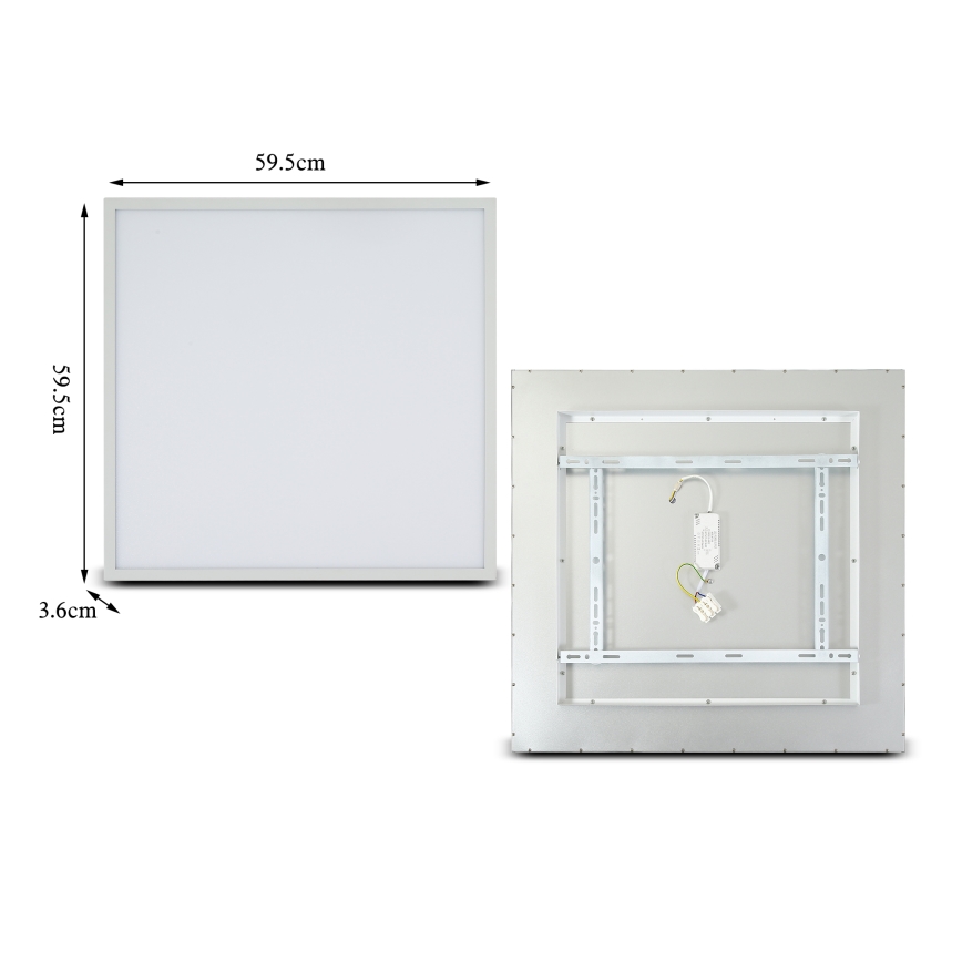Brilagi - LED Prigušivo stropno svjetlo SLIMFRAME LED/58W/230V 60x60 cm 3000-6000K bijela + daljinski upravljač