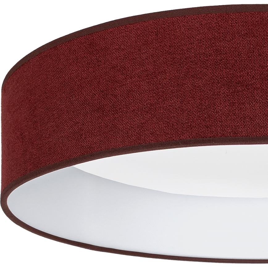 Brilagi - LED prigušiva stropna svjetiljka VELVET SMARTIX STARS LED/36W/230V 3000-6000K promjer 55 cm bordo Wi-Fi Tuya Beacon + daljinski upravljač