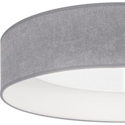 Brilagi - LED prigušivo stropno svjetlo VELVET SMARTIX STARS LED/36W/230V 3000-6000K Ø 55 cm siva Wi-Fi Tuya Beacon + daljinski upravljač