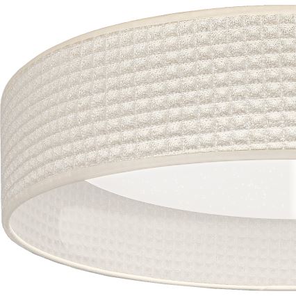 Brilagi - VELVET SMARTIX STARS LED stropno svjetlo s mogućnošću prigušivanja, 36W/230V, 3000-6000K, Ø 55 cm, krem, Wi-Fi Tuya Beacon + daljinski upravljač