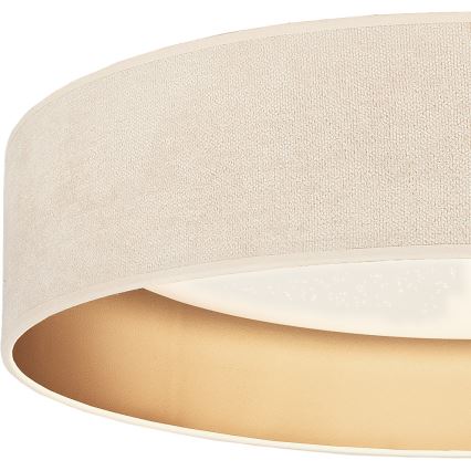 Brilagi - LED prigušiva stropna svjetiljka VELVET SMARTIX STARS LED/36W/230V 3000-6000K Ø 55 cm krem/zlatna Wi-Fi Tuya Beacon + daljinski upravljač