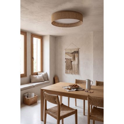 Brilagi - LED prigušivo stropno svjetlo VELVET SMARTIX LED/36W/230V 3000-6000K Ø 55 cm bež Wi-Fi Tuya Beacon + daljinski upravljač