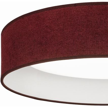 Brilagi - LED prigušivo stropno svjetlo VELVET SMARTIX LED/36W/230V 3000-6000K promjer 55 cm vinsko-crvena Wi-Fi Tuya Beacon + daljinski upravljač