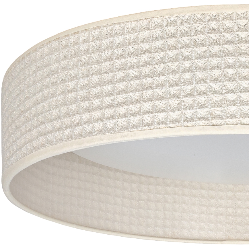 Brilagi - Prigušivo LED stropno svjetlo VELVET SMARTIX LED/36W/230V 3000-6000K promjer 55 cm krem Wi-Fi Tuya Beacon + daljinski upravljač