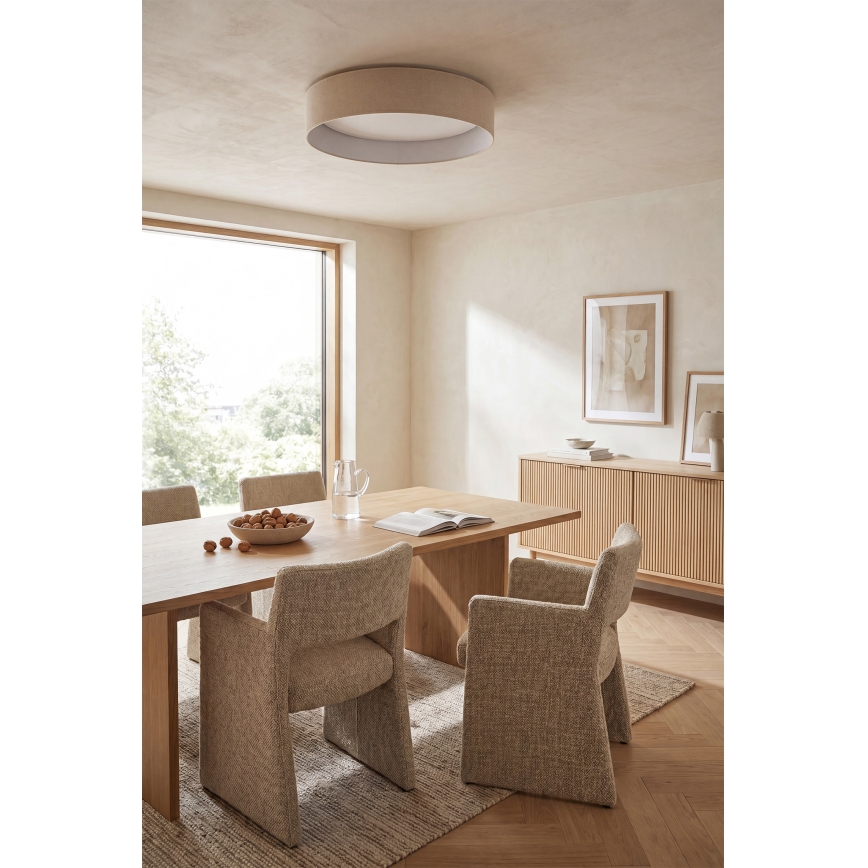 Brilagi - LED prigušivo stropno svjetlo VELVET SMARTIX LED/36W/230V 3000-6000K Ø 55 cm krem Wi-Fi Tuya Beacon + daljinski upravljač