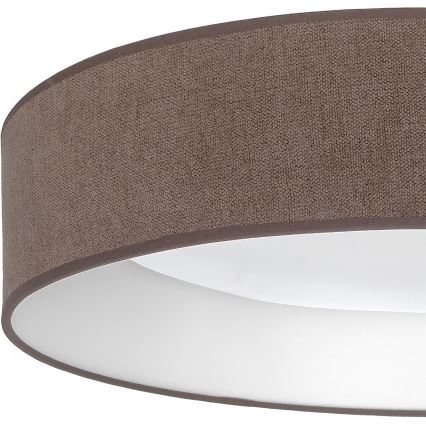 Brilagi - Prigušivo LED stropno svjetlo VELVET SMARTIX LED/36W/230V 3000-6000K Ø 55 cm smeđa Wi-Fi Tuya Beacon + daljinski upravljač