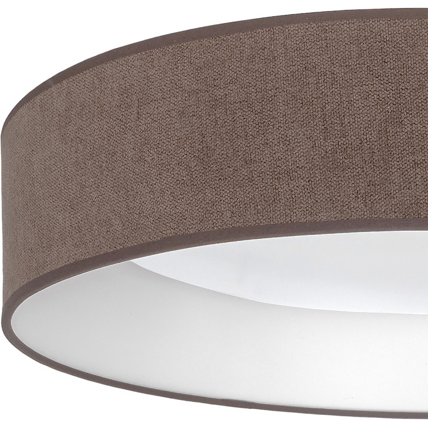 Brilagi - Prigušivo LED stropno svjetlo VELVET SMARTIX LED/36W/230V 3000-6000K Ø 55 cm smeđa Wi-Fi Tuya Beacon + daljinski upravljač
