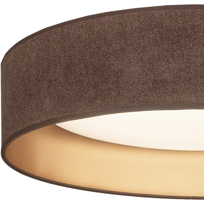 Brilagi - LED stropno svjetlo VELVET SMARTIX s prigušivanjem LED/36W/230V 3000-6000K Ø 55 cm smeđa/zlatna Wi-Fi Tuya Beacon + daljinski upravljač