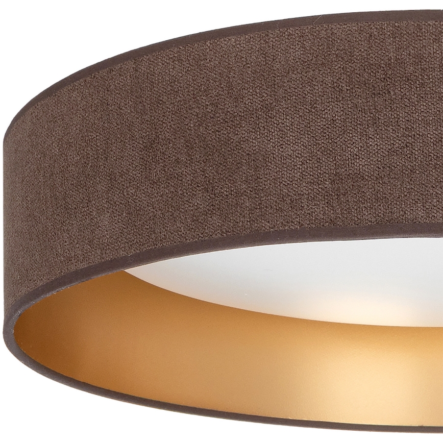 Brilagi - LED stropno svjetlo VELVET SMARTIX s prigušivanjem LED/36W/230V 3000-6000K Ø 55 cm smeđa/zlatna Wi-Fi Tuya Beacon + daljinski upravljač