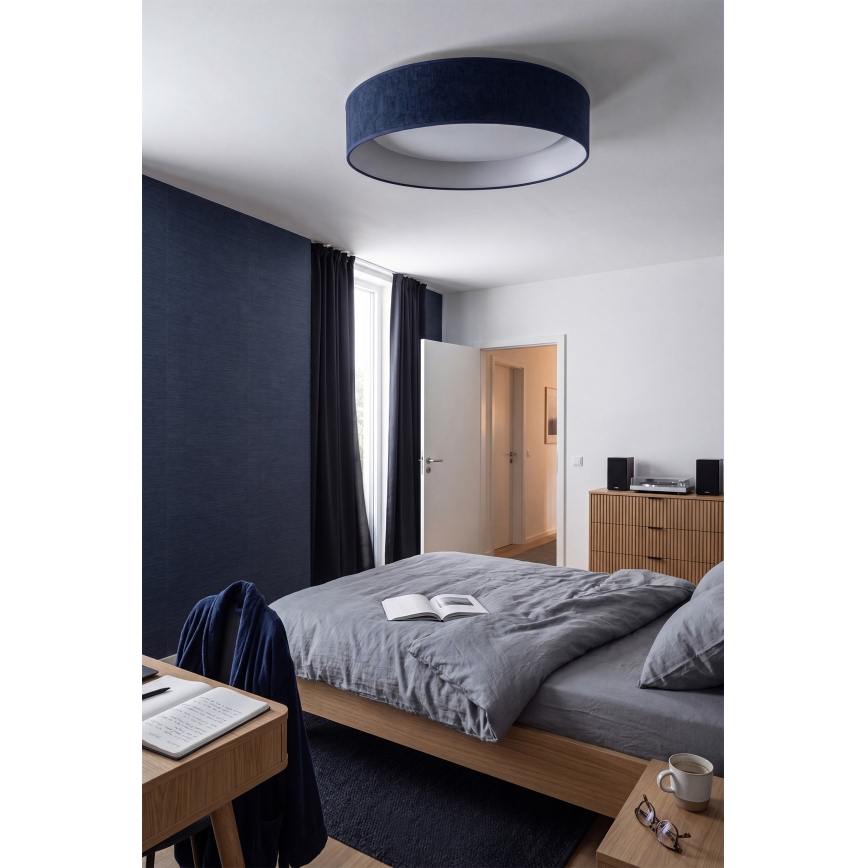 Brilagi - LED stropna svjetiljka s prigušivanjem VELVET SMART VARI LED/24W/230V 3000-6500K Ø 45 cm plava + daljinski upravljač