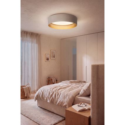 Brilagi - LED stropna svjetiljka s prigušivanjem VELVET SMART VARI LED/36W/230V 3000-6500K Ø 55 cm krem/zlatna + daljinski upravljač