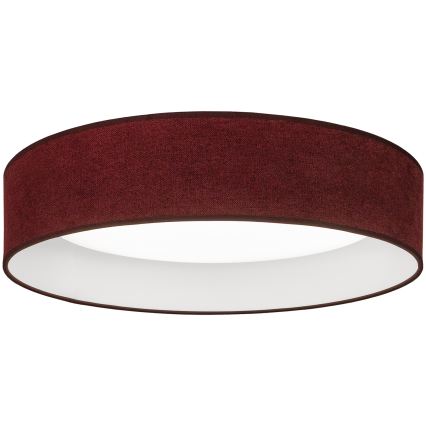 Brilagi - LED stropna svjetiljka s mogućnošću prigušivanja VELVET SMART VARI LED/36W/230V 3000–6500K Ø 55 cm vinska crvena + daljinski upravljač