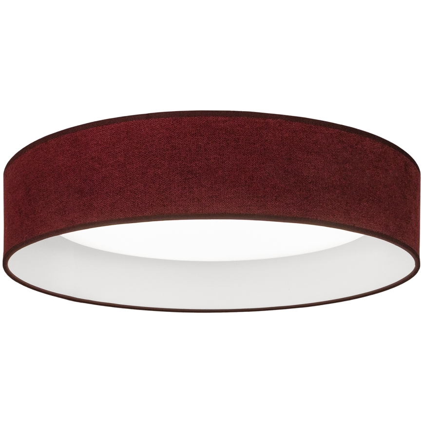 Brilagi - LED stropna svjetiljka s mogućnošću prigušivanja VELVET SMART VARI LED/36W/230V 3000–6500K Ø 55 cm vinska crvena + daljinski upravljač