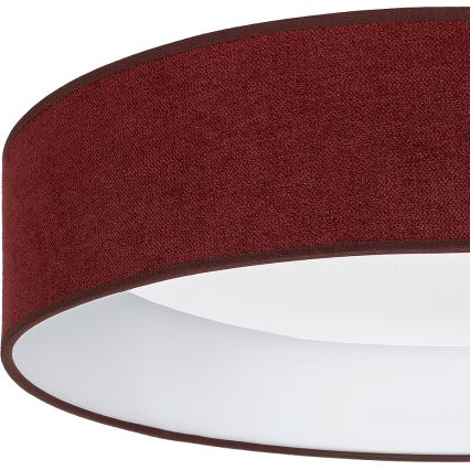 Brilagi - LED stropna svjetiljka s mogućnošću prigušivanja VELVET SMART VARI LED/36W/230V 3000–6500K Ø 55 cm vinska crvena + daljinski upravljač