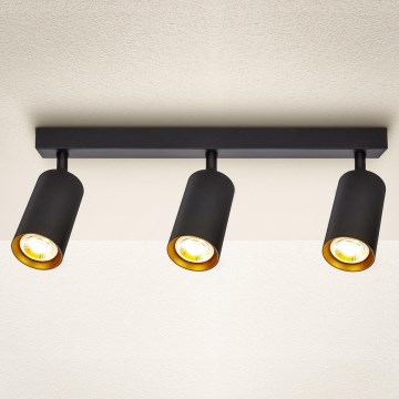 Brilagi - LED prigušivo točkasto svjetlo SELE 3xGU10/6,5W/230V 2700-6500K crno/zlatno
