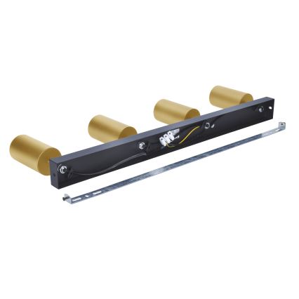 Brilagi - LED RGBW svjetiljka s prigušivanjem SELE GOLDEN 4xGU10/6,5W/230V 2700-6500K crna/zlatna