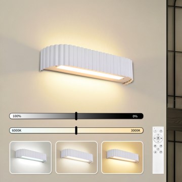 Brilagi - LED prigušivo zidno svjetlo FALCON MODERN LED/14W/230V 3000-6000K 40 cm bijela + daljinski upravljač