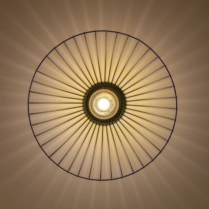 Brilagi - LED prislonjen luster CERIA WIRE 1xE27/40W/230V pr. 45 cm crna