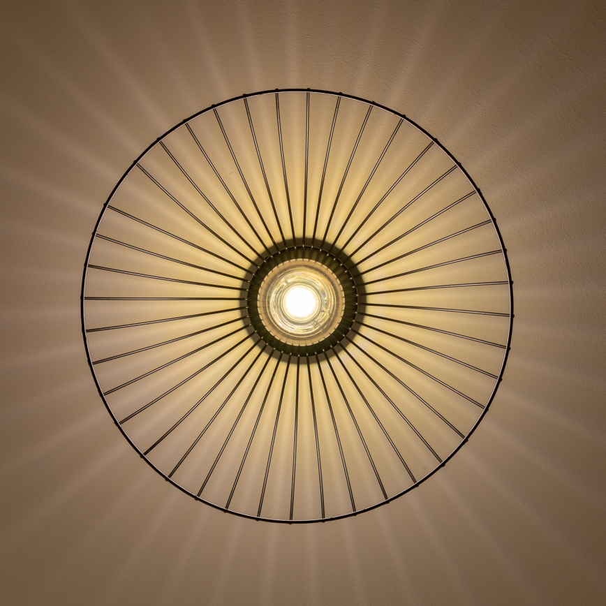 Brilagi - LED prislonjen luster CERIA WIRE 1xE27/40W/230V pr. 45 cm crna