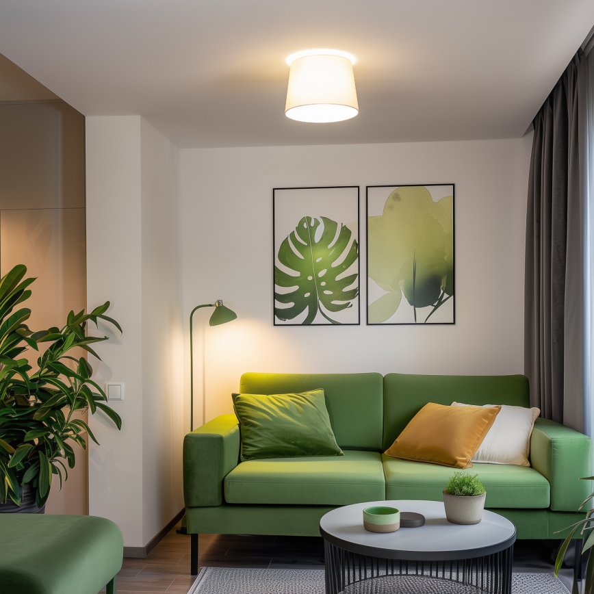 Brilagi - LED prislonjena stropna svjetiljka CERIA 1xE27/40W/230V, promjer 30 cm, bež