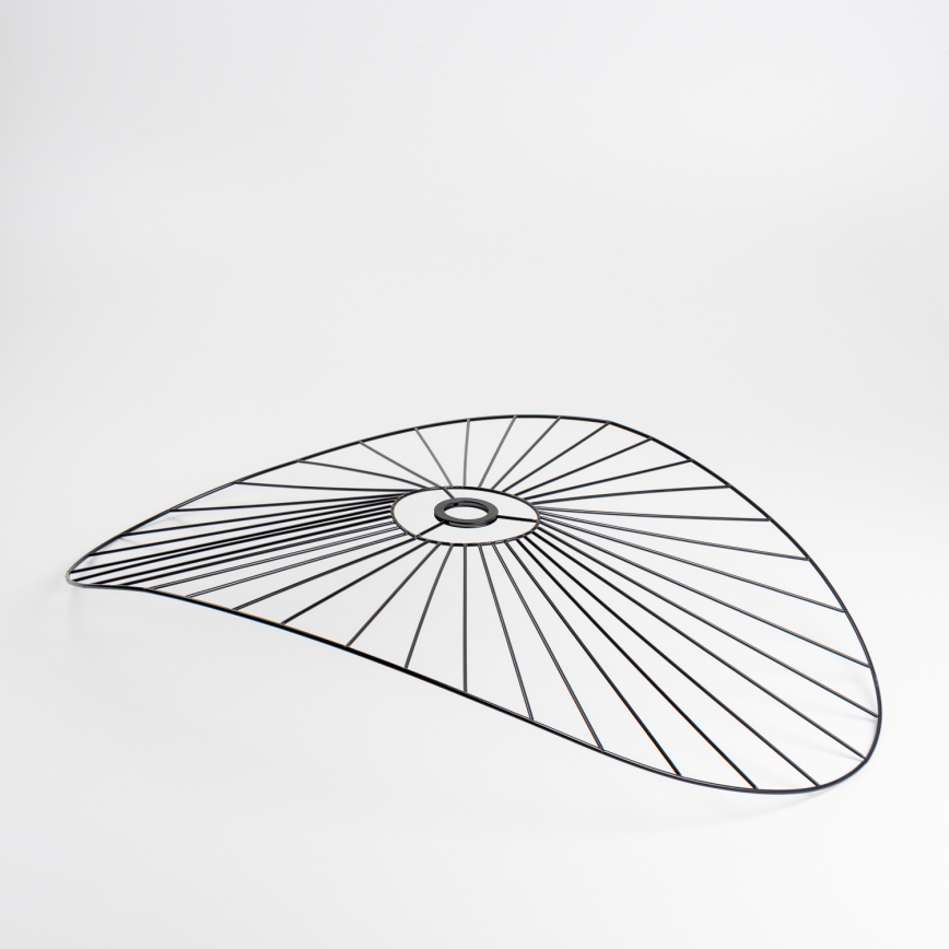 Brilagi - LED prislonjena stropna svjetiljka CERIA WIRE 1xE27/40W/230V 60x80 cm crna/hrast