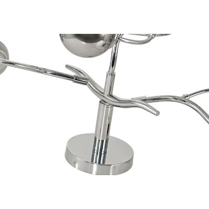 Brilagi - LED prislonjeni luster MISTEL 9xG9/3W/230V crni krom/dimljeno staklo