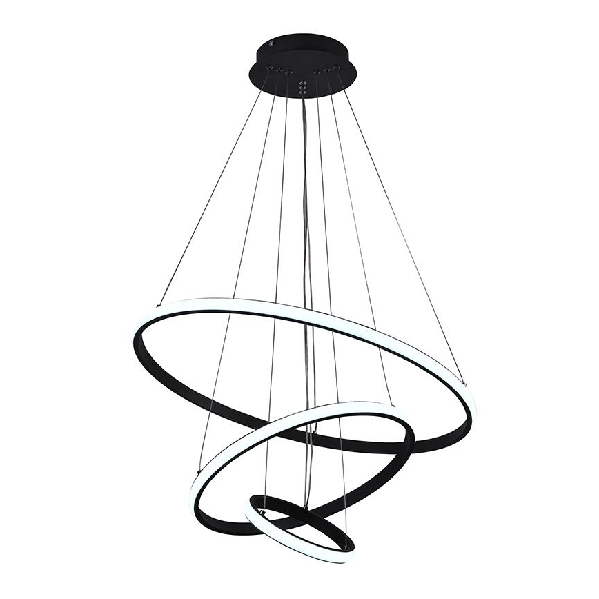 Brilagi - LED prigušivač luster na užetu CIRCLE LED/90W/230V 3000-6500K + daljinski upravljač