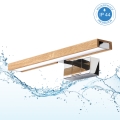 Brilagi - LED rasvjeta za kupaonsko ogledalo 3u1 WOODY MIRROR LED/8W/230V 40 cm IP44 sjajni krom/hrast