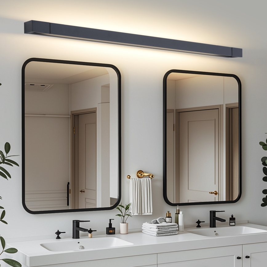 Brilagi - LED rasvjeta za kupaonsko ogledalo AQUA LINE LED/36W/230V 120 cm IP44 crna