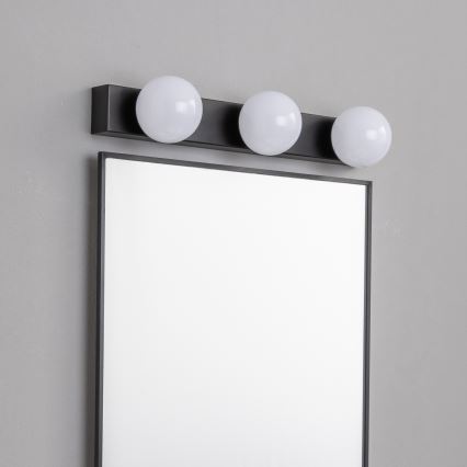 Brilagi - LED kupaonsko svjetlo za ogledalo HOLLYWOOD 3xLED/3W/230V 39 cm IP44 crna
