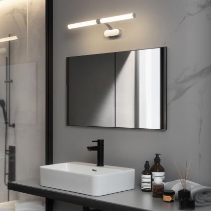 Brilagi - LED kupaonsko osvjetljenje za ogledalo 2u1 TUBEO LED/8W/230V 60 cm IP44 srebrno