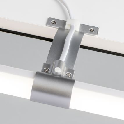 Brilagi - LED kupaonsko osvjetljenje za ogledalo 2u1 TUBEO LED/8W/230V 60 cm IP44 srebrno