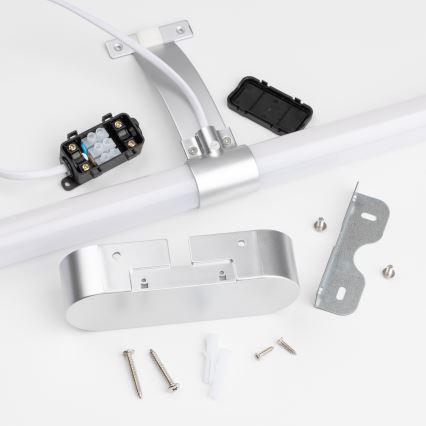 Brilagi - LED kupaonsko osvjetljenje za ogledalo 2u1 TUBEO LED/8W/230V 60 cm IP44 srebrno