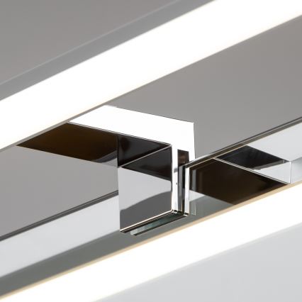 Brilagi - LED kupaonsko osvjetljenje za ogledalo 3 u 1 VESTRA LED/15W/230V 80 cm IP44 sjajni krom