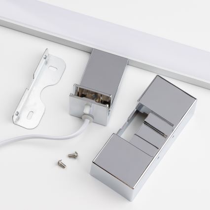 Brilagi - LED kupaonsko osvjetljenje za ogledalo 3 u 1 VESTRA LED/15W/230V 80 cm IP44 sjajni krom