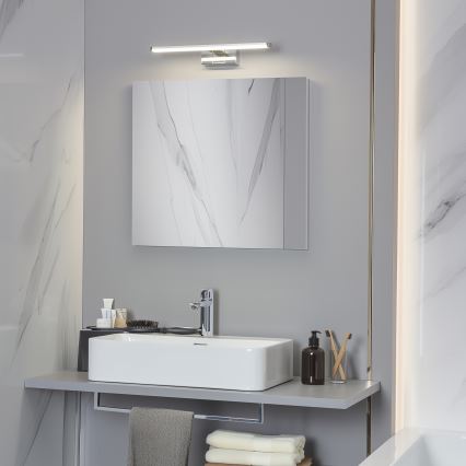 Brilagi - LED kupaonsko osvjetljenje za ogledalo 3u1 VESTRA LED/8W/230V 40 cm IP44 sjajni krom
